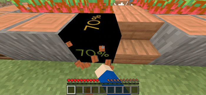 Breaking Block Progress Indicator Texture Pack (1.19) – MCPE/Bedrock — screenshot 3
