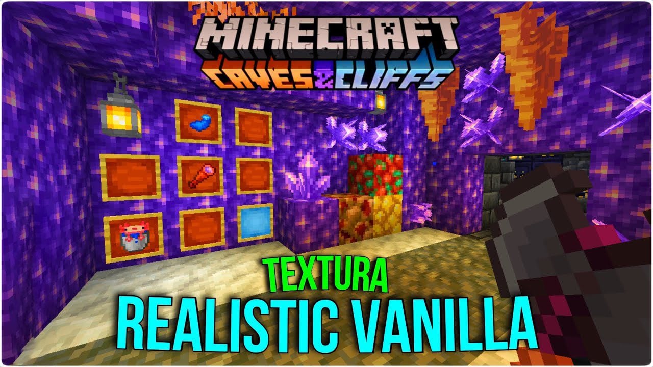 Realistic Vanilla Texture Pack (1.19) – Java/Bedrock Edition