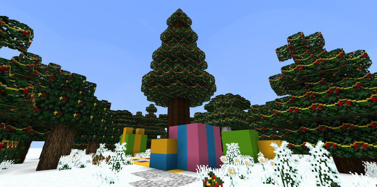 Winter Texture Pack (1.19) – MCPE//Bedrock — screenshot 1