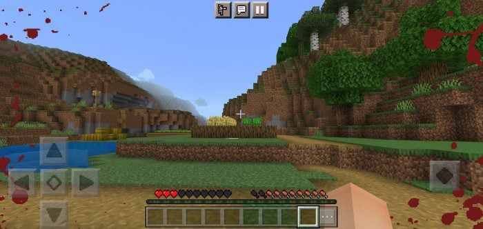 Screen Effect Blood Texture Pack (1.19) – MCPE/Bedrock — screenshot 4