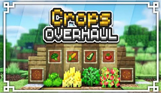 Crops Overhaul Texture Pack (1.19) – MCPE/Bedrock