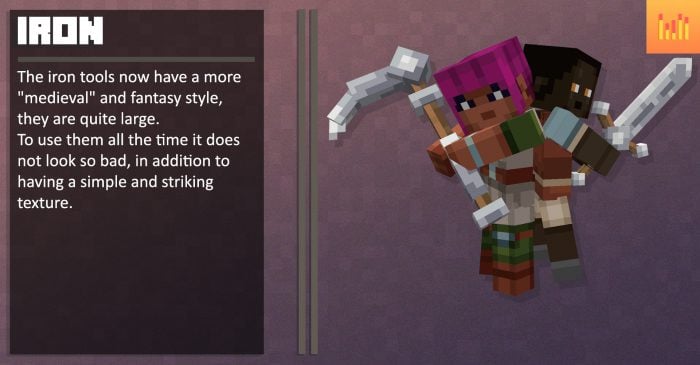 Items Reimagined Texture Pack (1.19) – MCPE/Bedrock — screenshot 5