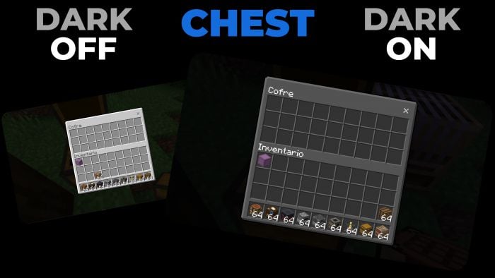 Dark Mode UI Texture Pack (1.19) – MCPE/Bedrock — screenshot 4