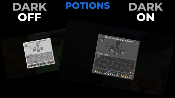 Dark Mode UI Texture Pack (1.19) – MCPE/Bedrock — screenshot 8