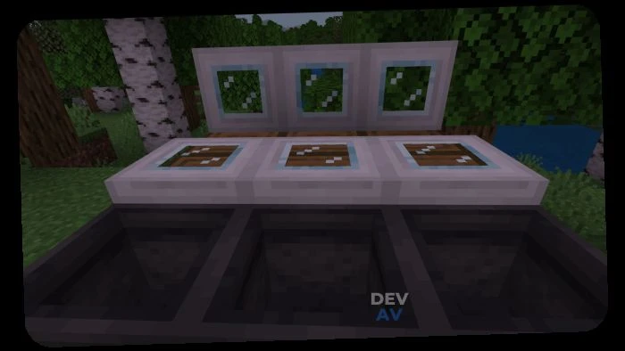 Glass Trapdoors Texture Pack (1.19) – MCPE/Bedrock — screenshot 3