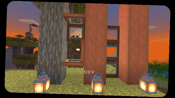 Glass Trapdoors Texture Pack (1.19) – MCPE/Bedrock — screenshot 6