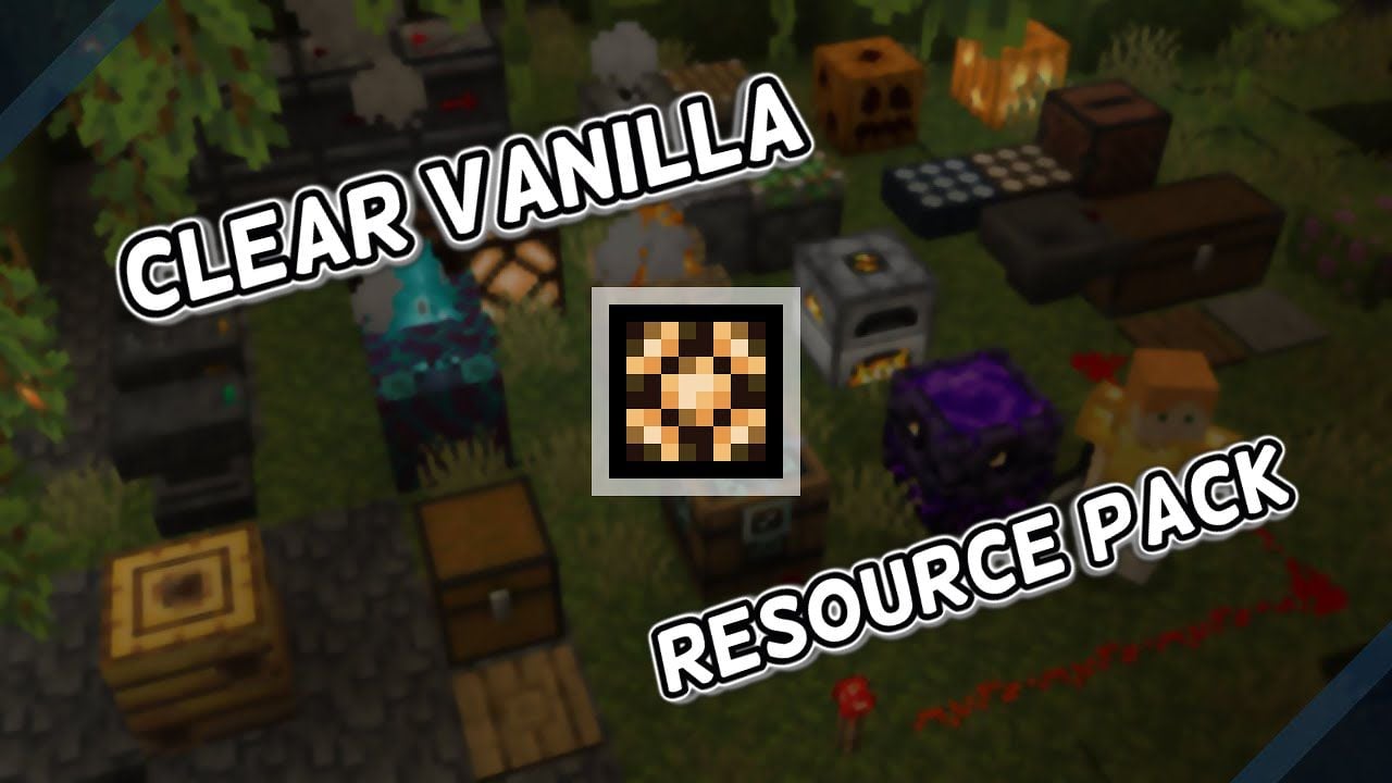 Clear Vanilla Resource Pack (1.19, 1.18) – Best Redstone Texture Pack