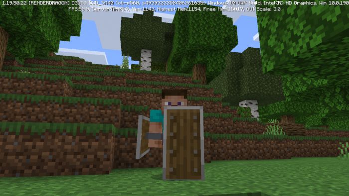 Planky Shields Texture Pack (1.19) – MCPE/Bedrock — screenshot 2
