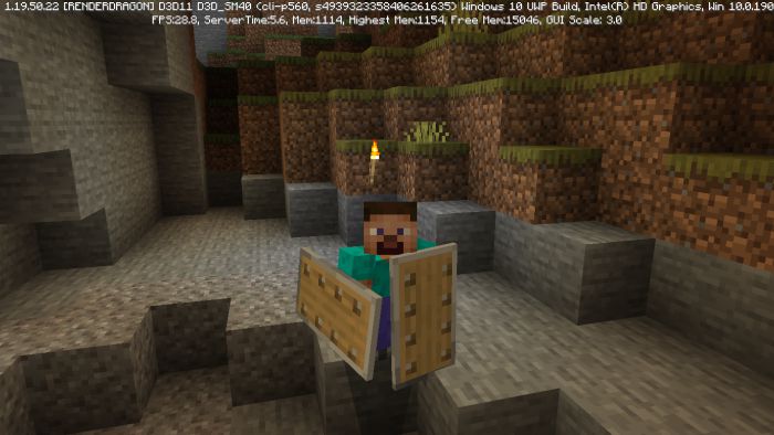 Planky Shields Texture Pack (1.19) – MCPE/Bedrock — screenshot 3