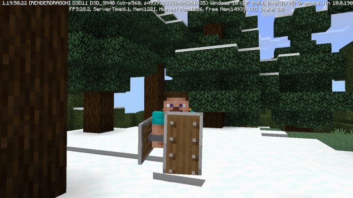 Planky Shields Texture Pack (1.19) – MCPE/Bedrock — screenshot 4