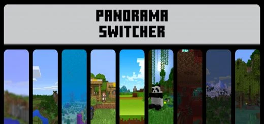 Panorama Switcher Texture Pack (1.19) – MCPE/Bedrock