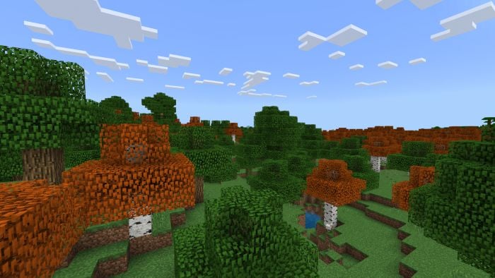 Autumn Birch Texture Pack (1.19) – MCPE/Bedrock — screenshot 3