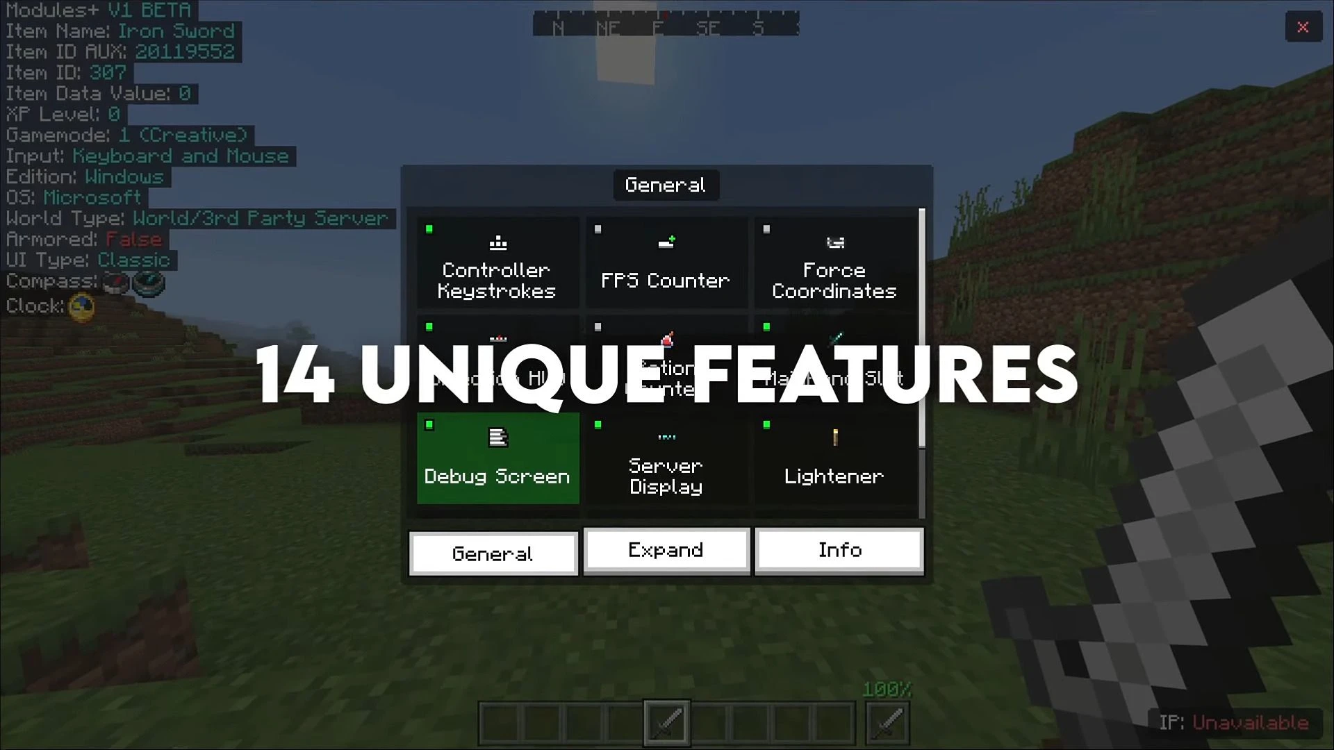 Modules+ Client (1.19) – Work on Any Server — screenshot 2