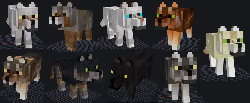 Another Better Wolves Texture Pack (1.19) – MCPE/Bedrock — screenshot 3