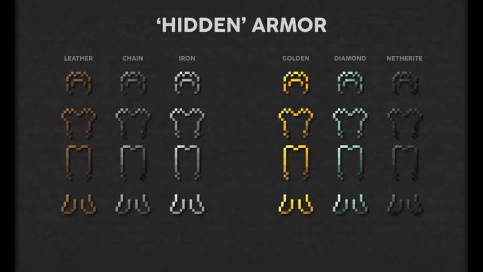 Kals Hidden Armor Resource Pack (1.19) – MCPE/Bedrock — screenshot 1