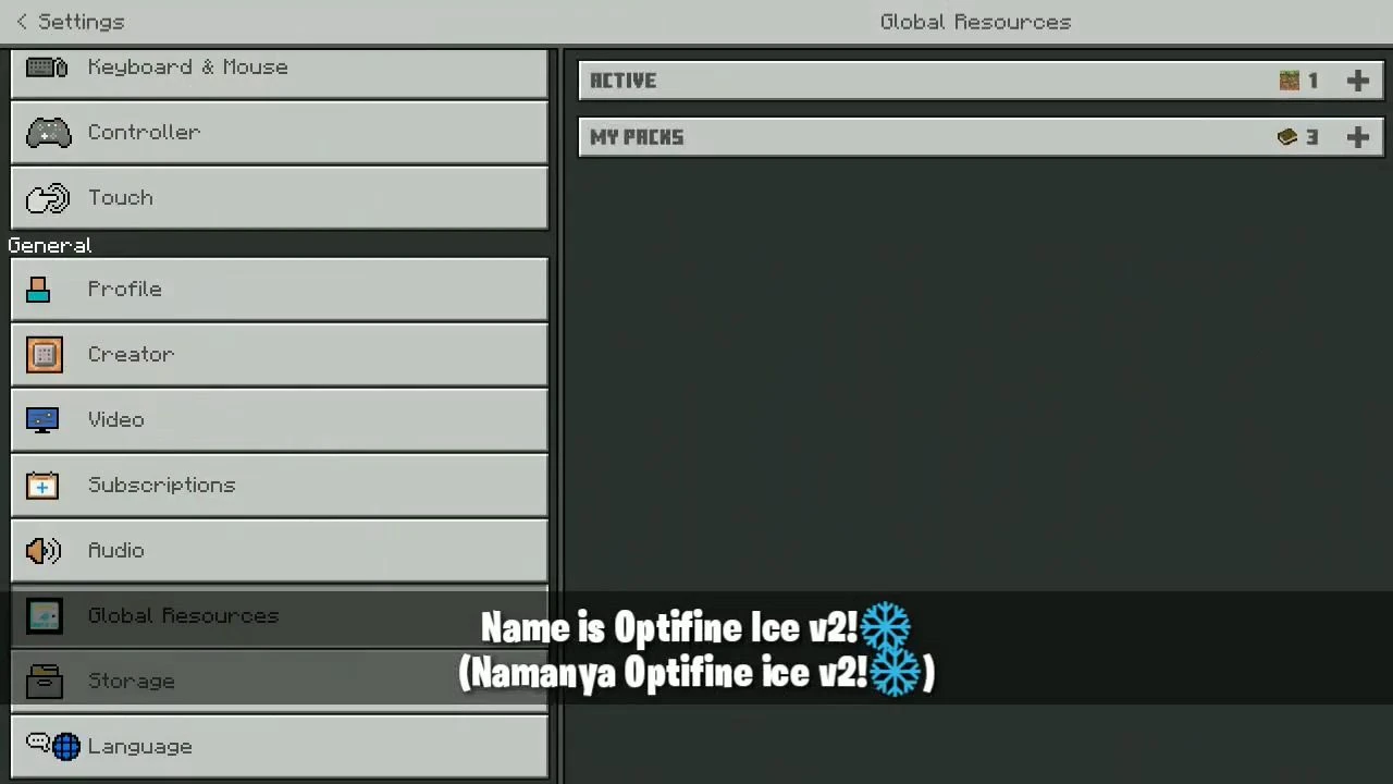 OptiFine Ice Client V3 (1.19) – Increase FPS, Capes, Quick Craft — screenshot 1