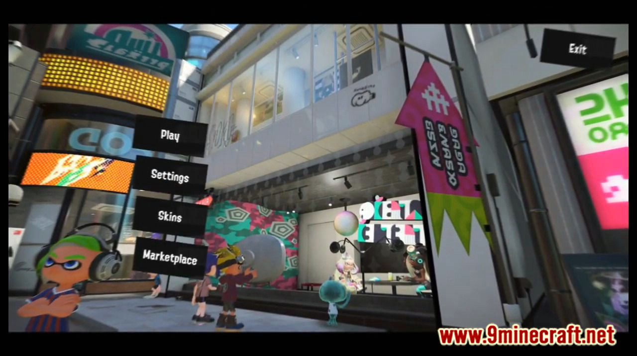 Splatoon UI Pack (1.19) – Splatoon in MCPE/Bedrock — screenshot 1