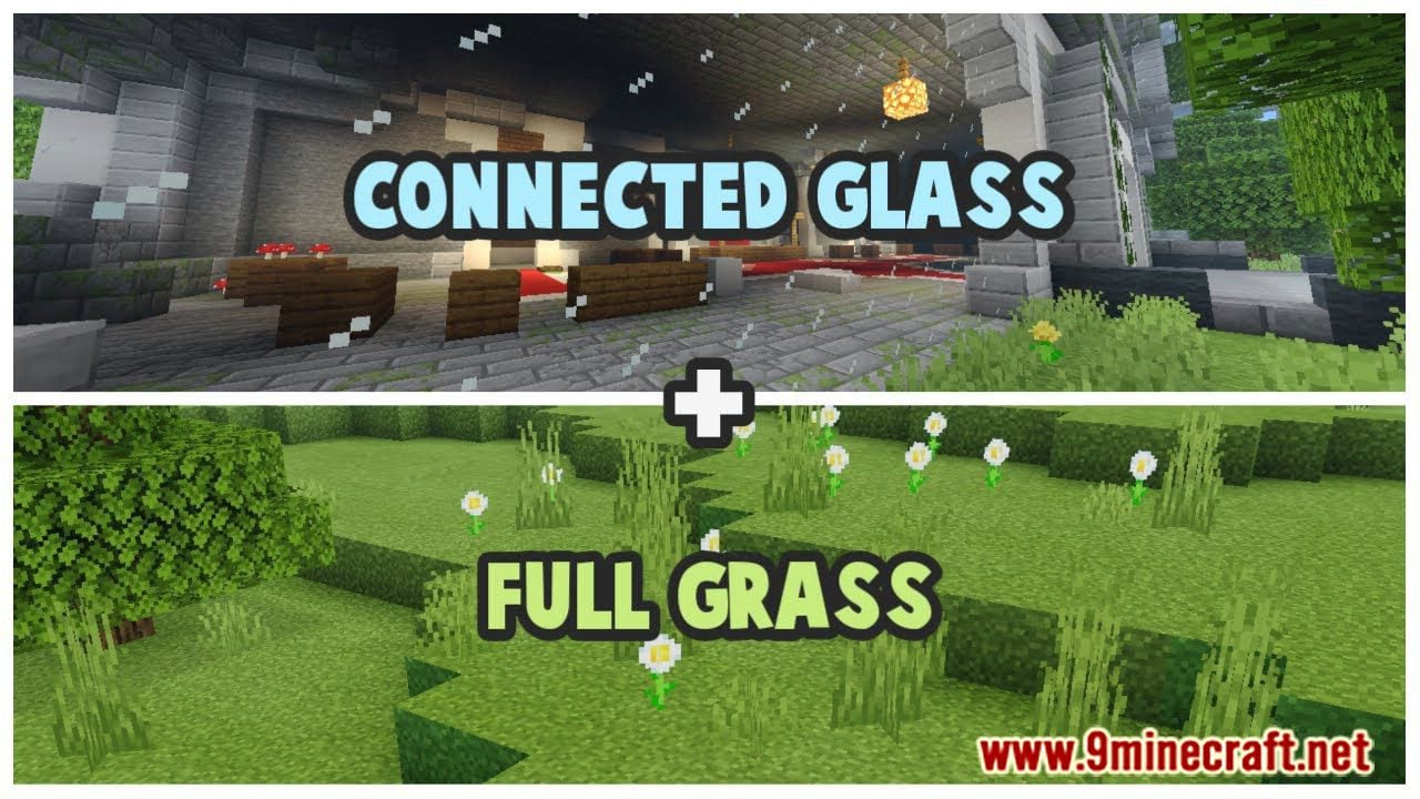 Full Blocks Connected Textures (1.19, 1.18) – MCPE/Bedrock Texture Pack
