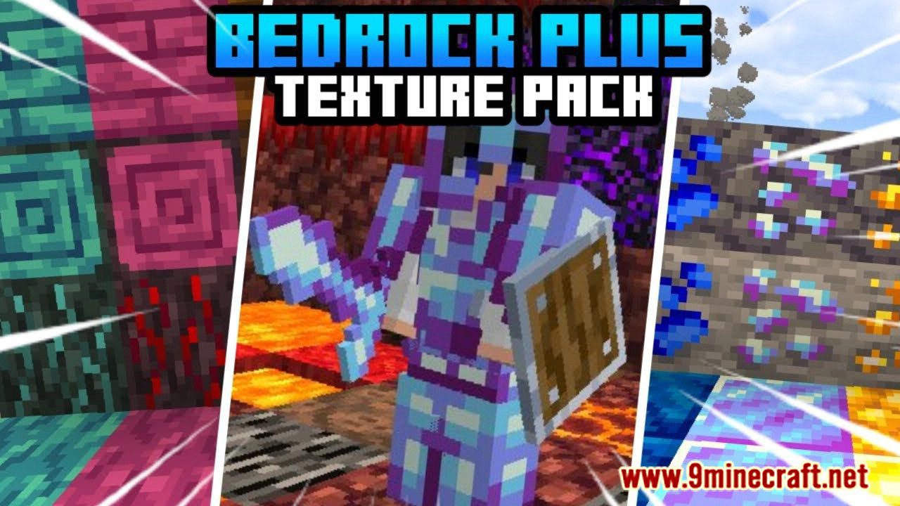 Bedrock Plus Pack (1.19, 1.18) – MCPE Texture Pack
