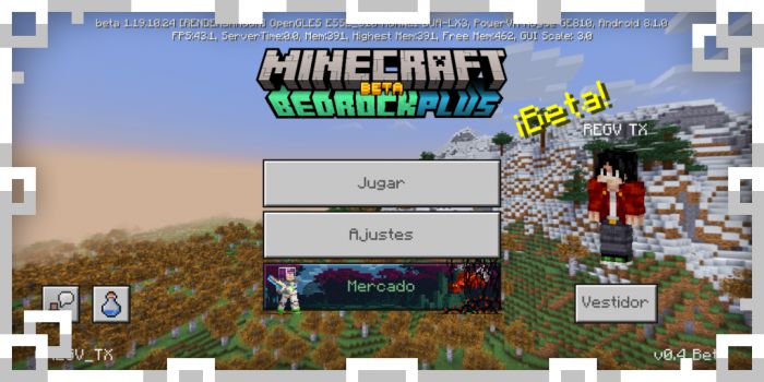 Bedrock Plus Pack (1.19, 1.18) – MCPE Texture Pack — screenshot 1