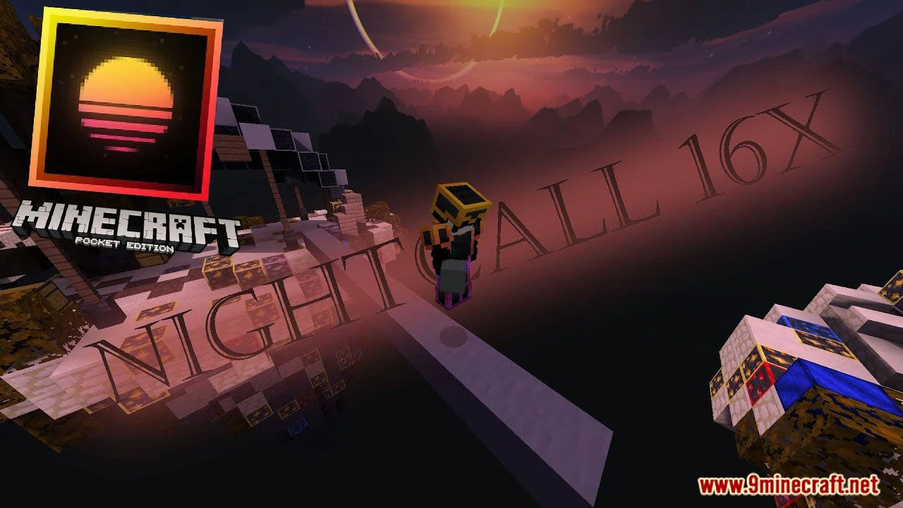 Nightcall Texture Pack (1.19, 1.18) – Insane PvP Pack for MCPE/Bedrock Edition — screenshot 1