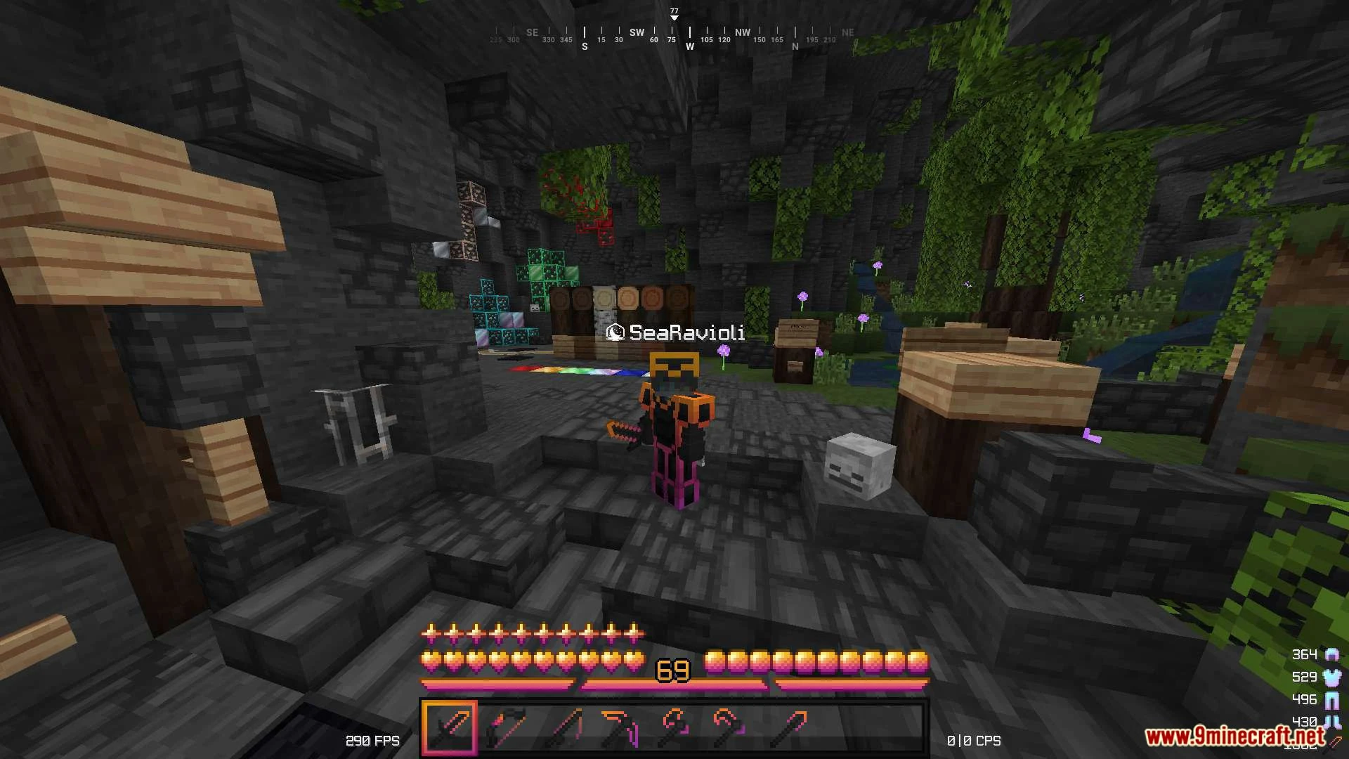Nightcall Texture Pack (1.19, 1.18) – Insane PvP Pack for MCPE/Bedrock Edition — screenshot 3