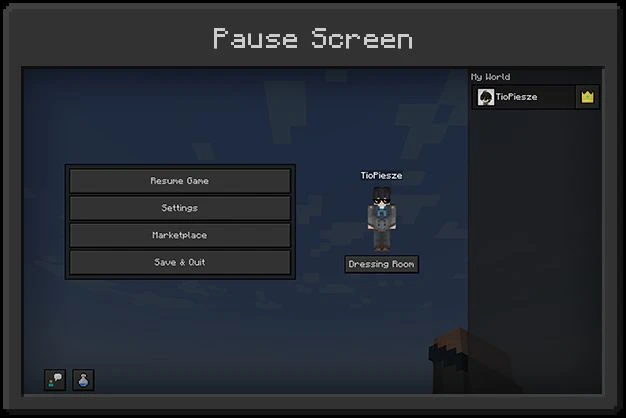 Dark Mode (1.19, 1.18) – Texture Pack for MCPE — screenshot 4