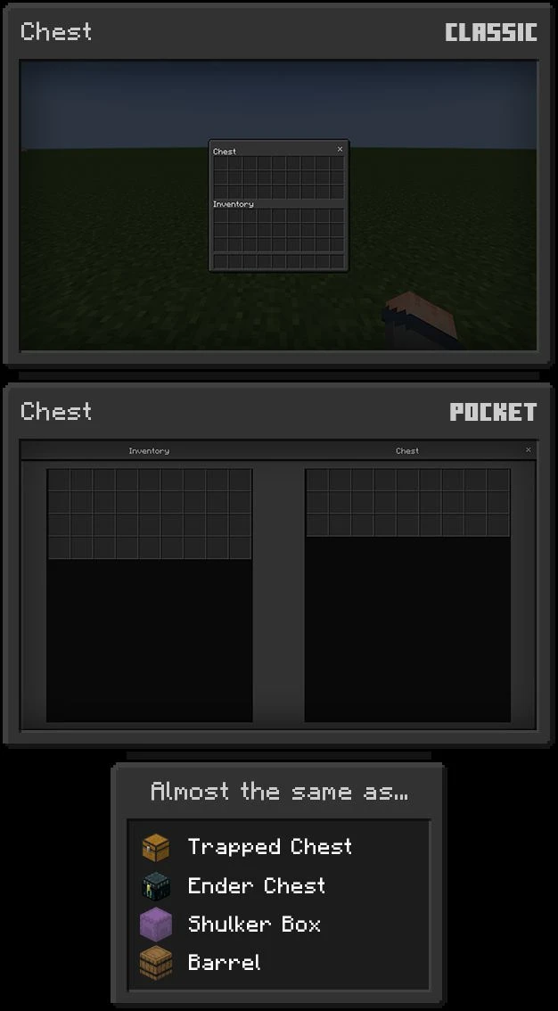 Dark Mode (1.19, 1.18) – Texture Pack for MCPE — screenshot 6