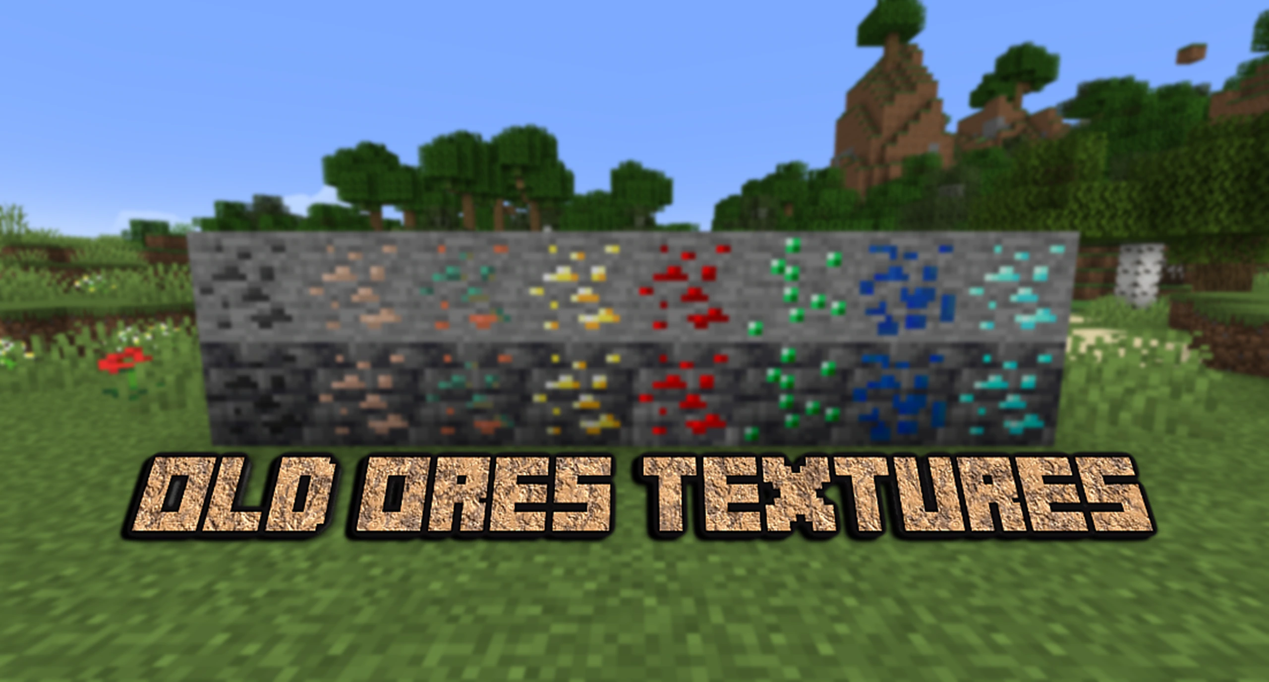 Old Ores Texture Pack (1.21, 1.20) – MCPE/Bedrock