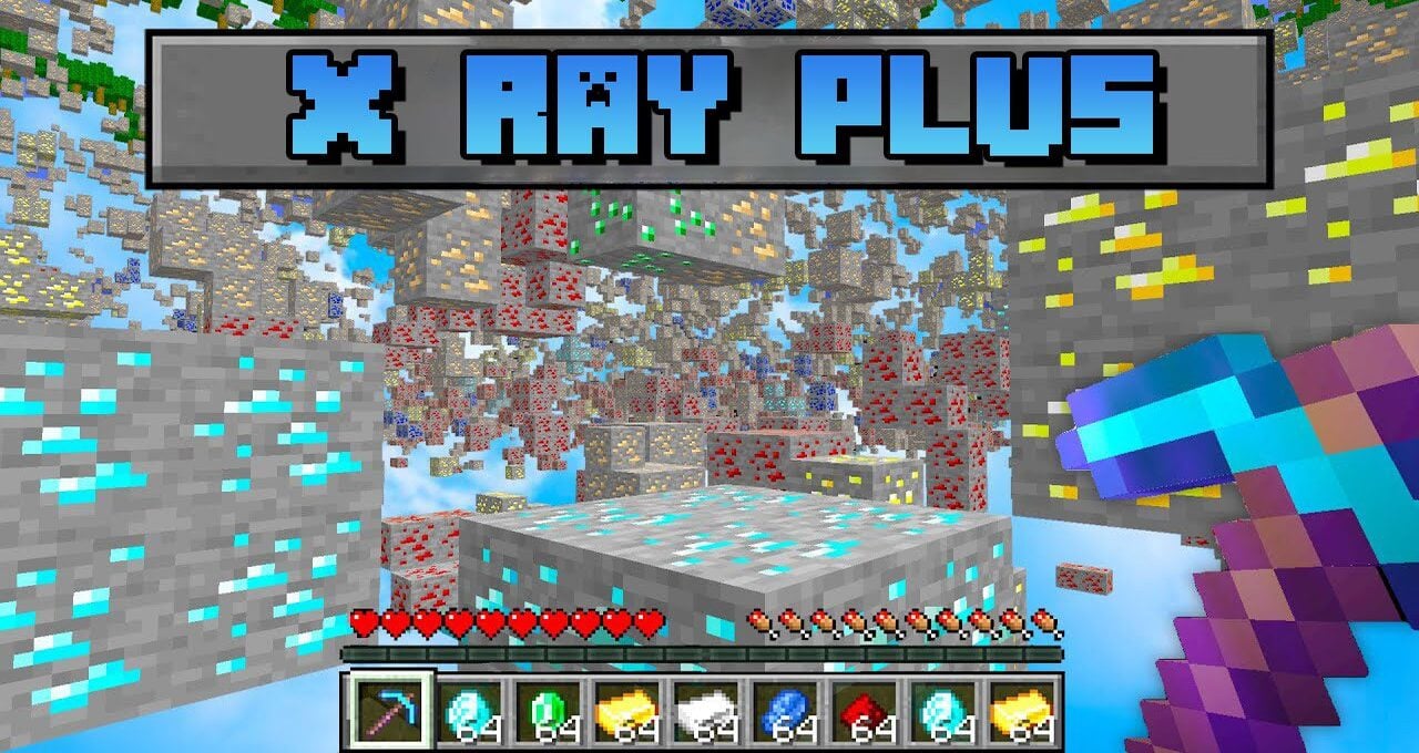 X-Ray+ Texture Pack (26.x, 1.21) – MCPE/Bedrock Bright XRay