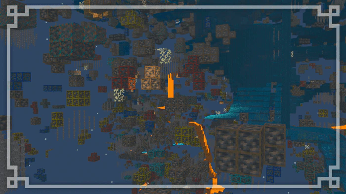 X-Ray+ Texture Pack (26.x, 1.21) – MCPE/Bedrock Bright XRay — screenshot 1
