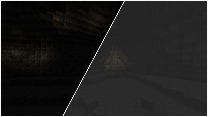Night Vision (Gamma) Texture Pack (1.26+) – Full Bright for RenderDragon — screenshot 3