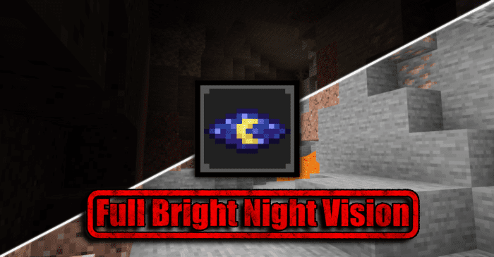Full Bright Night Vision Pack (26.x, 1.21) – MCPE/Bedrock