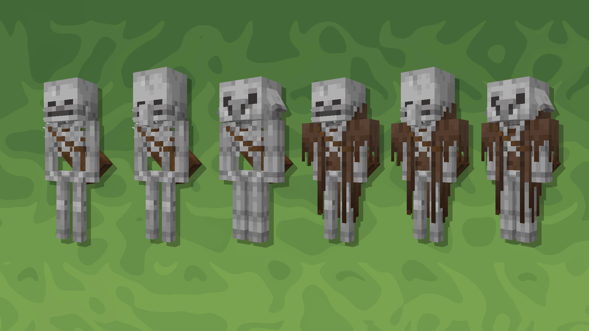 Better Skeletons Texture Pack (1.21, 1.20) – MCPE/Bedrock — screenshot 1