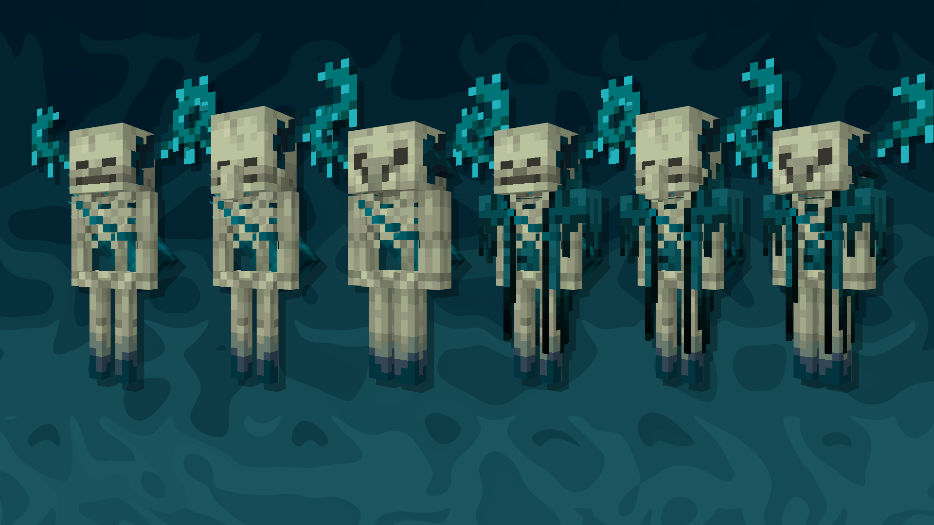 Better Skeletons Texture Pack (1.21, 1.20) – MCPE/Bedrock — screenshot 4