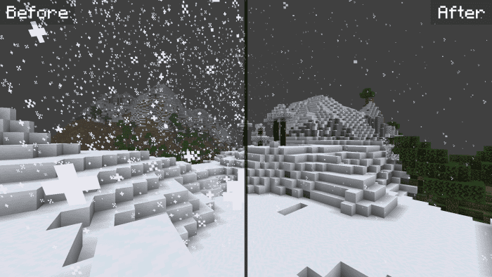 Better Weather Texture Pack (26.x, 1.21) – MCPE/Bedrock — screenshot 1