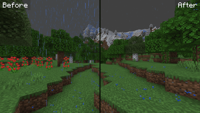 Better Weather Texture Pack (26.x, 1.21) – MCPE/Bedrock — screenshot 3