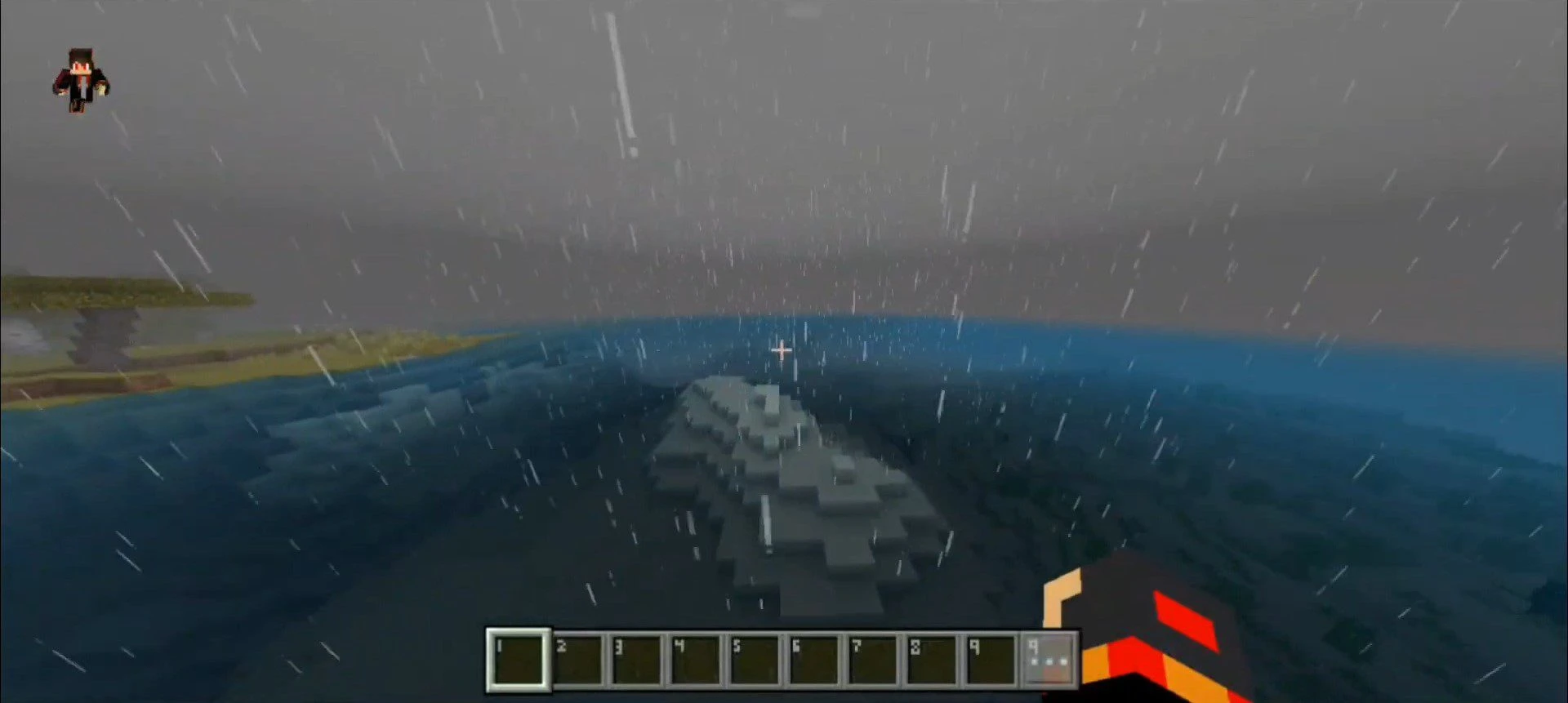 Realistic Rain Texture Pack (1.21, 1.20) – MCPE/Bedrock — screenshot 6
