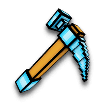 Pixel Gun 3D: Miner Weapon Texture Pack (1.21, 1.20) – MCPE/Bedrock — screenshot 1