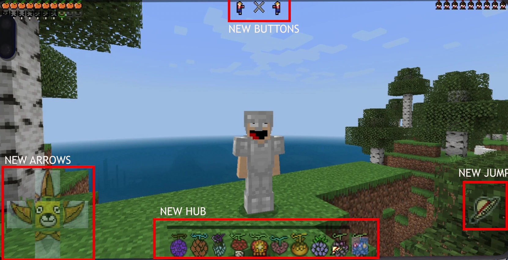One Piece UI Pack (1.21, 1.20) – MCPE/Bedrock — screenshot 7