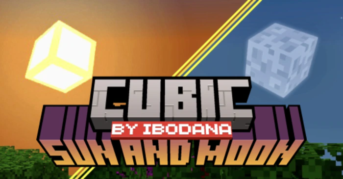 Cubic Sun And Moon Pack (26.x, 1.21) – MCPE/Bedrock