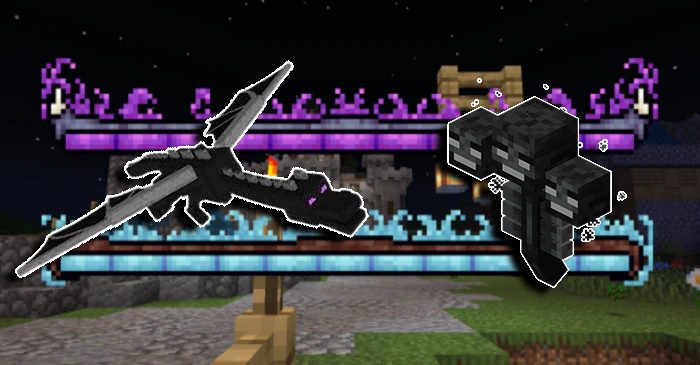 Ender Dragon & Wither Health Bars Texture Pack (1.21, 1.20) – MCPE/Bedrock