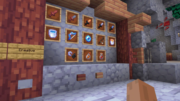 Astra [16x] Texture Pack (1.21, 1.20) – MCPE/Bedrock PvP Pack — screenshot 1