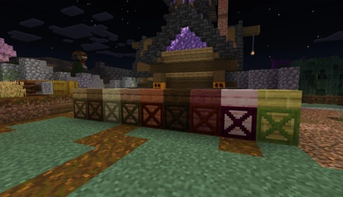 Planks to Crates Texture Pack (26.x, 1.21) – MCPE/Bedrock — screenshot 1