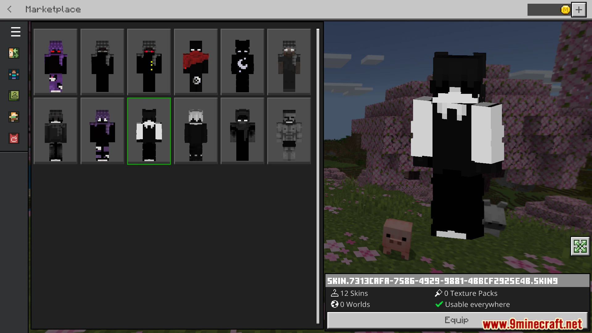 PVP Collections Freestyle Skin Pack (26.x) – Dark Outfits For PVP Combat — screenshot 2