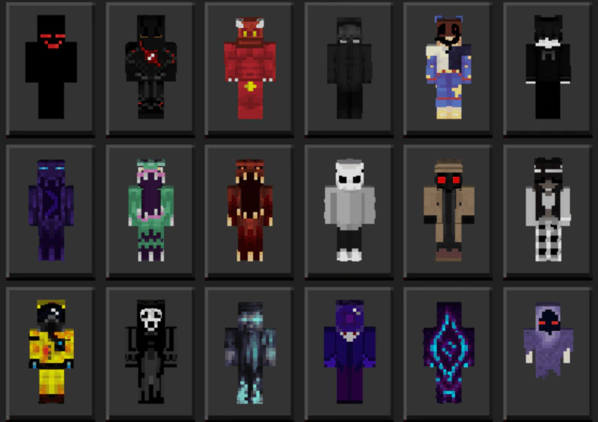Halloween Horror Skin Pack (26.x, 1.21) – MCPE/Bedrock — screenshot 1