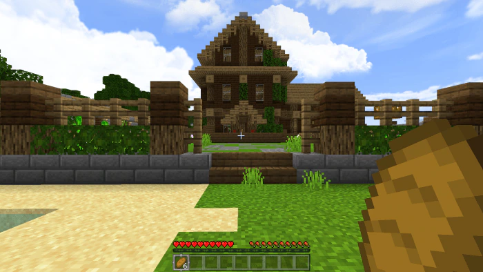 Minecraft Starter House Map (26.x, 1.21) – MCPE/Bedrock — screenshot 2