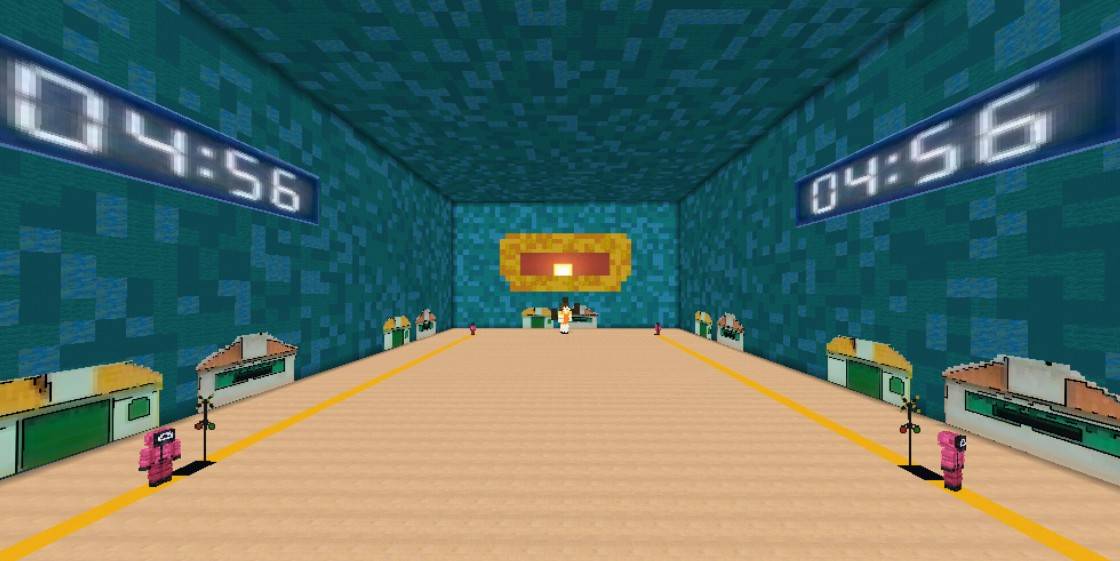 Squid Game: Hide And Seek Map (1.21) – MCPE/Bedrock — screenshot 4