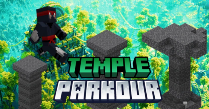 Temple Puzzles & Parkour Map (1.20) – MCPE/Bedrock Mod