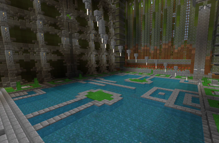 Temple Puzzles & Parkour Map (1.20) – MCPE/Bedrock Mod — screenshot 1